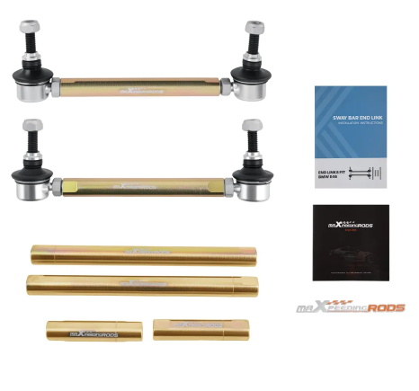 картинка Регулируемые передние стойки стабилизатора BMW E36 / E46 / E90 / E91 Maxpeedingrods магазин  StreetTuning 