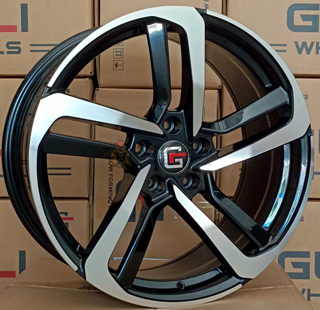 картинка Диски Legeartis Concept GL194 R17 J7,5 ET35 5X112 black+polished магазин  StreetTuning 