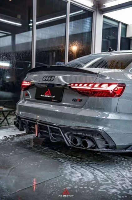картинка Задний диффузор Audi S4 B9.5 со стоп сигналом магазин  StreetTuning 