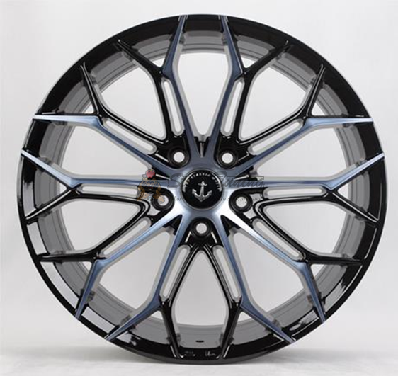 картинка Диски HRE BY02 R18 J9 ET38 5X114,3 black+polished магазин  StreetTuning 