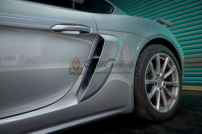 картинка Комплект обвеса GT4, версия «реплика», с антикрылом для Porsche 718 Boxster (982) 2017+ магазин  StreetTuning 