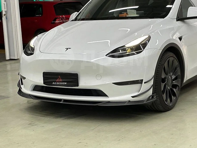 картинка Канарды на передний бампер для Tesla Model Y магазин  StreetTuning 