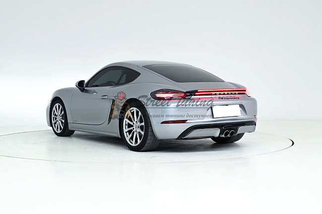 картинка Задний диффузор Spyder в сборе для Porsche 718 Boxster (982) 2017+ магазин  StreetTuning 