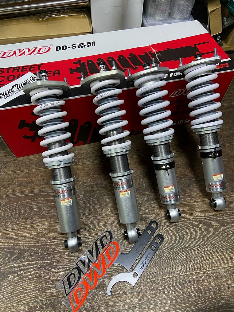 картинка Винтовая подвеска койловеры DWD Street series для Mini Cooper/Hatch R50/Cooper S R53(super lower) 01-06 от магазина  StreetTuning